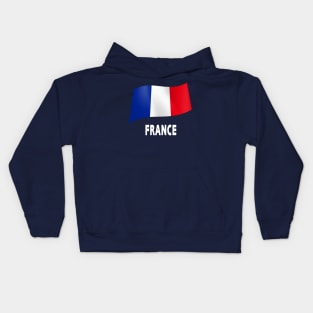 France Flag Kids Hoodie